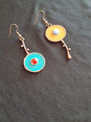 Ethnic earrings from Temu new