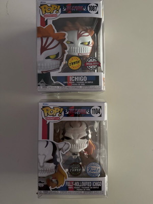 Funko Pop Fully Hollowfied Ichigo Chase #1104 and Ichigo Chase #1087, new