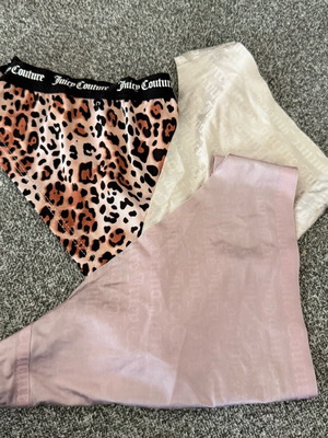 Juicy Couture panties set 3 pieces new, multicolor