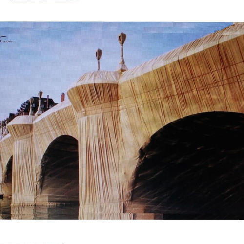 Pont Neuf 1985 poster by Christo new, printed on 130g paper