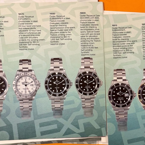 Rolex prospectus 1993 used, collectible
