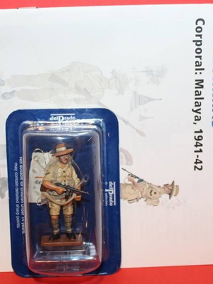 Del Prado Μολυβένια Στρατιωτάκια Naik (Corporal) Gurkhas UK 1941-1942 Καινούργιο