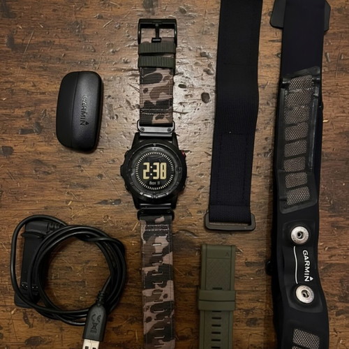 Garmin Fenix 2 used with charger and extras, no heart rate strap