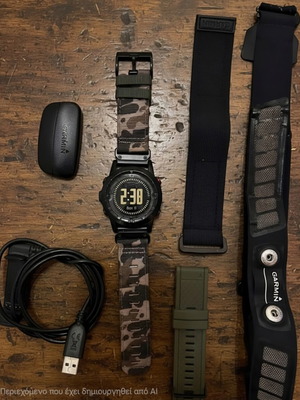 Garmin Fenix 2 used with charger and extras, no heart rate strap