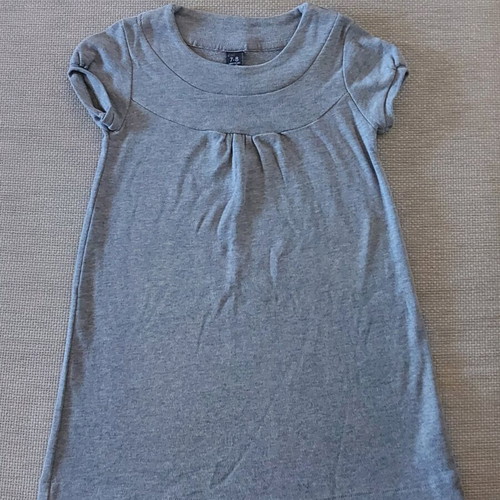Zara summer long blouse like new, grey, size 7-8 years