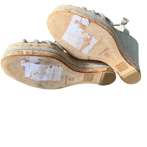 Paloma Barcelò women's suede wedge sandals EU41
