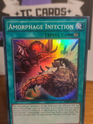Amorphage Infection Yu-Gi-Oh κάρτα super rare