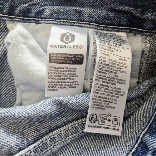 Levi's SilverTah Waterless Jean like new, size 176 cm, blue