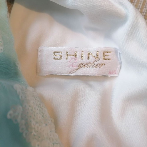 Maxi dress Shine 2gether new, turquoise, size M/L