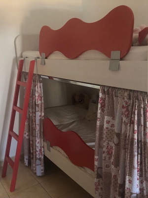 Modeco bunk bed and Cilek desk like new