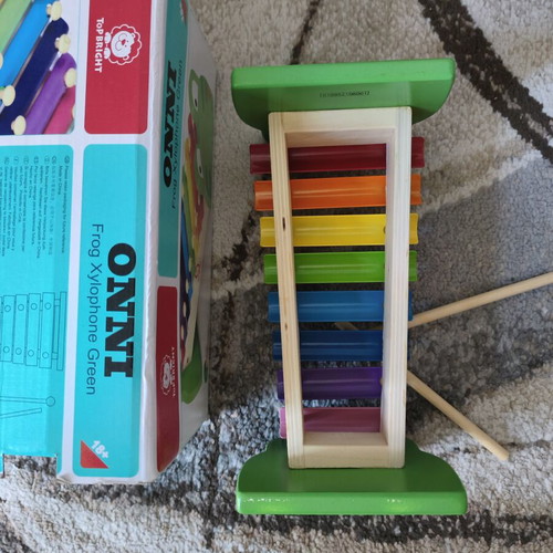 Top Bright wooden frog xylophone used