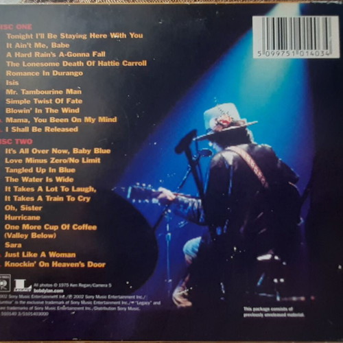 Bob Dylan The Bootleg Series Vol. 5 Live 1975 2CD set used, rock