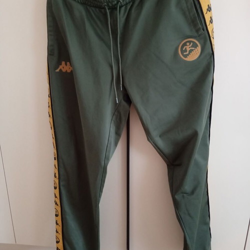 Kappa x Lex tracksuit set, green and yellow, size L