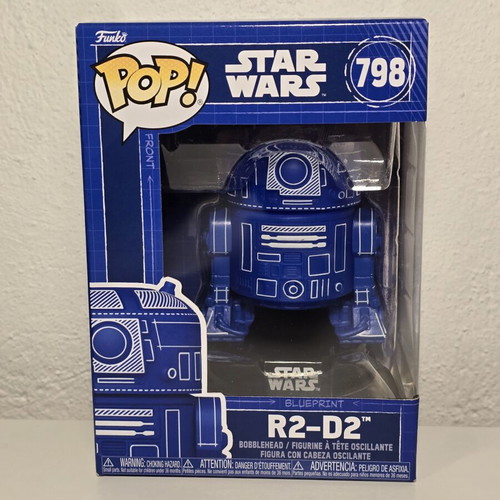 Funko POP! Star Wars R2-D2 Blueprint #798 like new