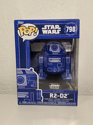Funko POP! Star Wars R2-D2 Blueprint #798 like new