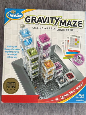 Gravity Maze Falling Marble Logic Game like new