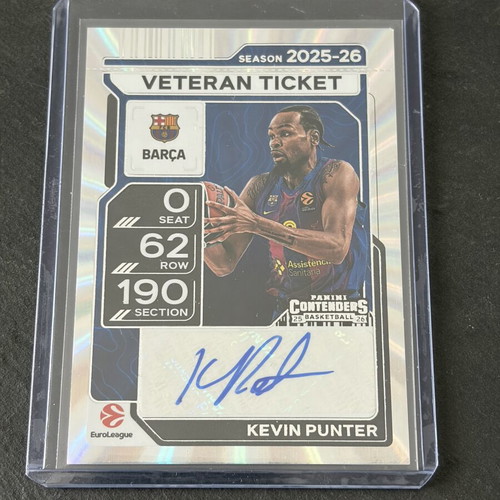 Kevin Punter Veteran Ticket Autograph Card new