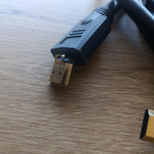 HDMI 2.0 cable used, 3 meters with Ethernet support