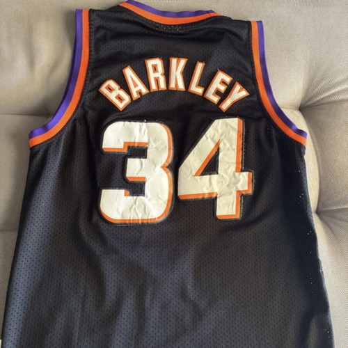 Charles Barkley Phoenix Suns jersey used, classic collectible