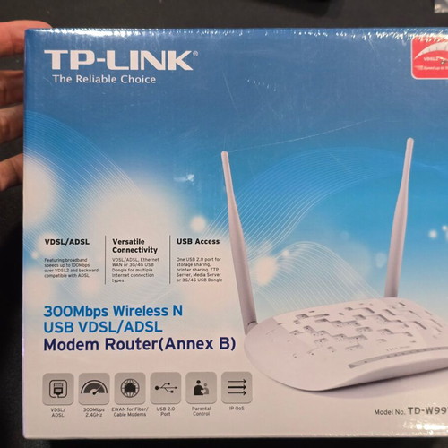 TP-Link TD-W9970B VDSL/ADSL Modem Router sealed, new