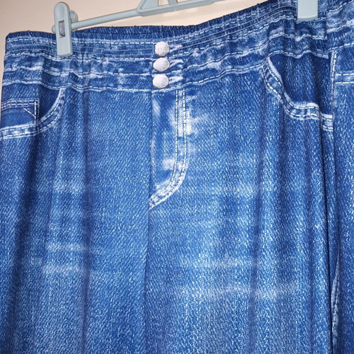 Non Denim Pants like new, 5XL, dark blue with fake pockets