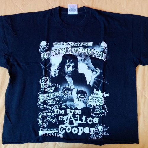 Alice Cooper The Eyes Of Alice Cooper Tour T-Shirt Medium 2004 Athens