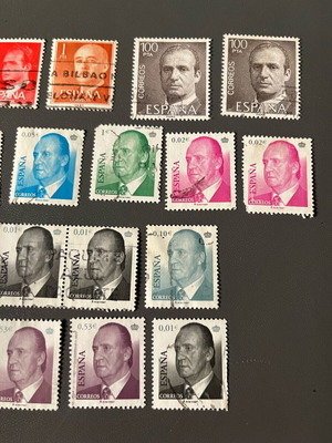 Used stamps pack of 17 pieces