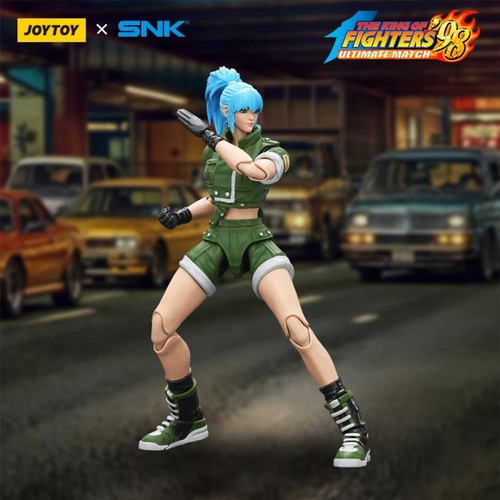 Leona Heidern collectible figure new, The King of Fighters 98