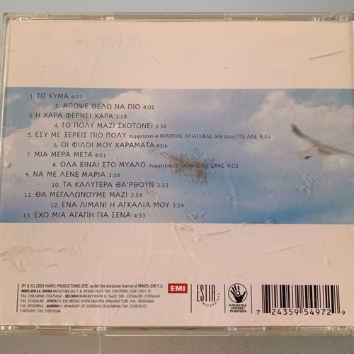 Haris Alexiou Os Tin Akri Tou Ouranou Sou CD used, entechno