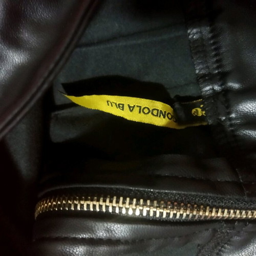 Leather skirt black small like new