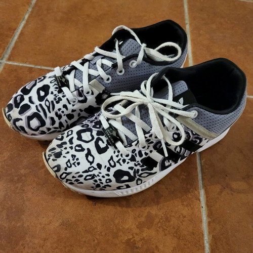 ZX Flux Adidas 38 2/3 λεοπαρ μεταχειρισμένα αθλητικά