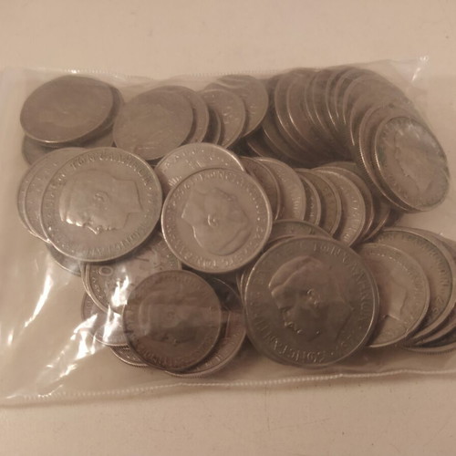 Greek coins used, 250 g Pavlos and Konstantinos