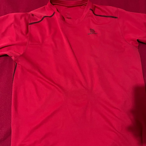 Salomon Running T-Shirt used, size M, red