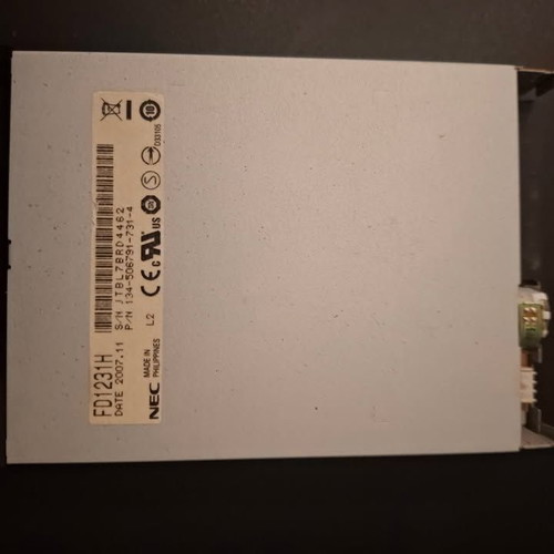 Floppy drive 3.5 internal NEC used vintage