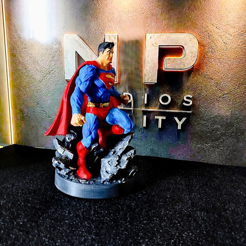 Superman figure 20 cm height, new, PLA material