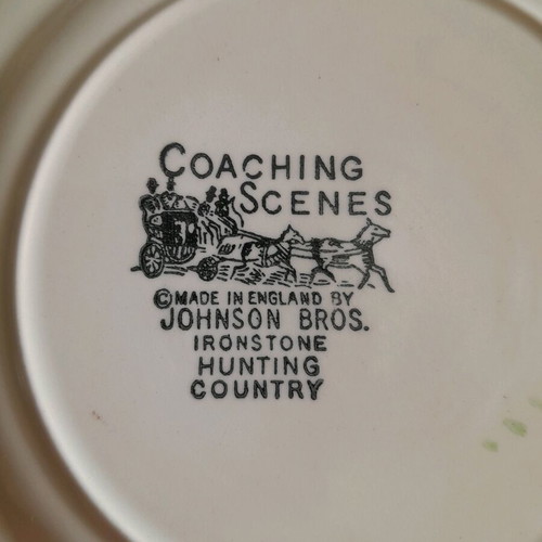 Johnson Bros porcelain collectible plates, set of 5, like new