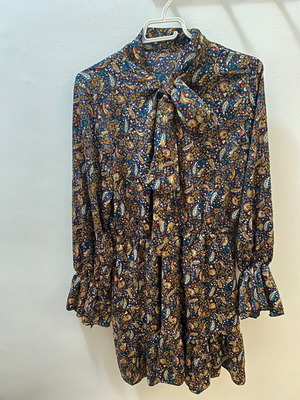 Women's colorful mini dress like new, one size