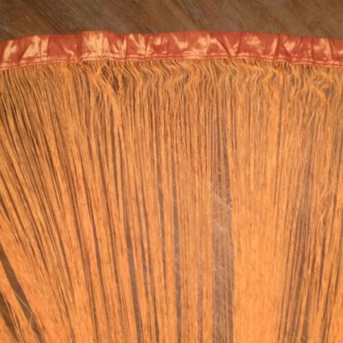 4 x STRING/CROSIA CURTAINS ORANGE