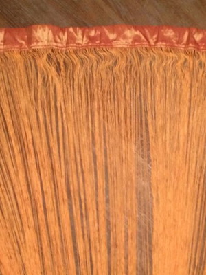 4 x STRING/CROSIA CURTAINS ORANGE