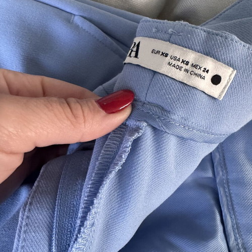 Zara trouser and jacket set like new, turquoise