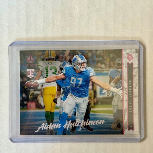 2022 Panini Chronicles Luminance Update Rookies Aidan Hutchinson #219 Pink RC new