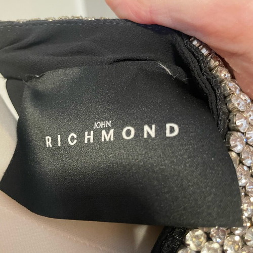 John Richmond formal dress M new, black, asymmetric cut