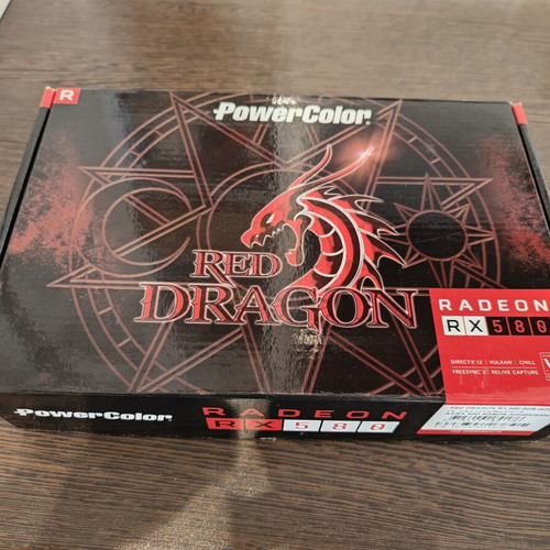 Red Dragon RX 580 8GB graphics card like new