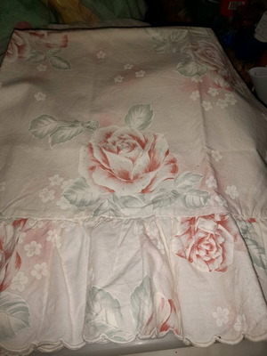 Vintage pillowcase with ruffles 60x45 like new