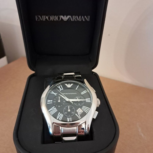 Emporio Armani wristwatch men's like new, black