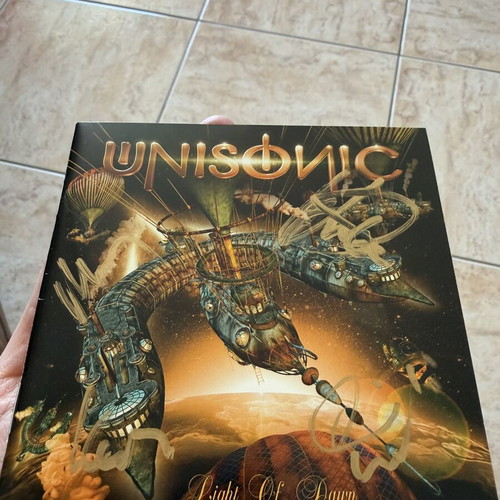 Unisonic Light of Dawn CD signed, like new, hard rock heavy metal
