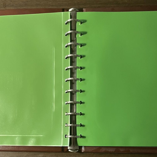 Safe album with 27 presentation sheets and slipcase like new
