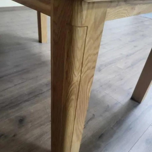Wooden extendable dining table new, 100% solid oak for 6-8 people