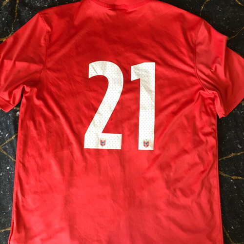 Nike Norway Vegard Forrens 2015 football jersey size L