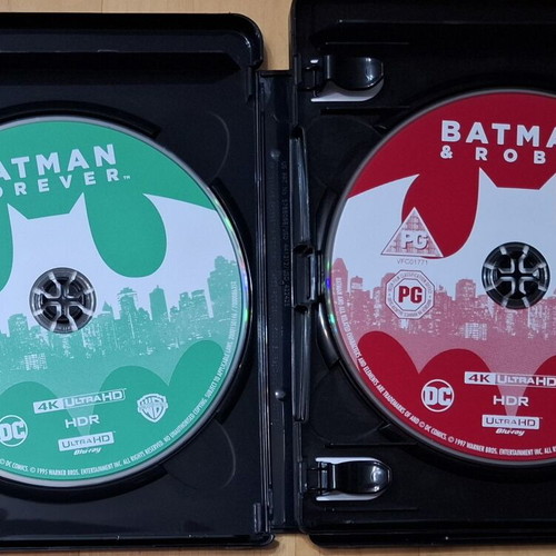 Batman 4K Ultra HD Blu-Ray set like new, action, adventure, fantasy